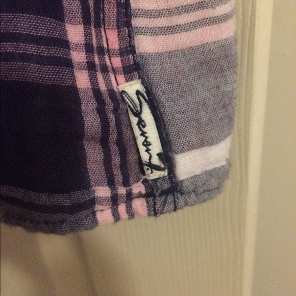 Seven7 Plaid Shirt- Large - Picture 3 of 7